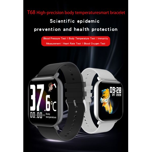 Удар T58 резвится дозор ответственного шага температуры тела сна передачи телефона умный