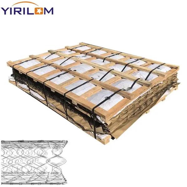Unidad de bobina de colchón con sistema de resorte de alambre Bonnell de acero de alto carbono para tecnología de fabricación de colchones