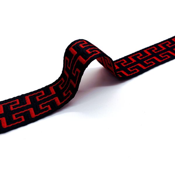 600D PP yarn 100% Polyester Jacquard Elastic Band for Garment Shoes Home Textile polypropylene webbing