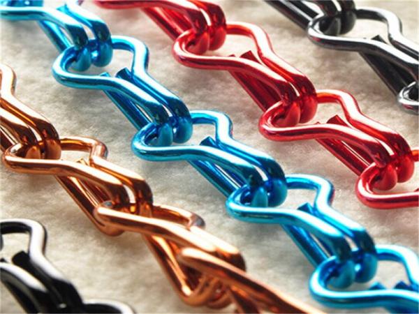 Aluminum Chain Curtain Fly Screens/Anodized Fly Door Chain Curtains