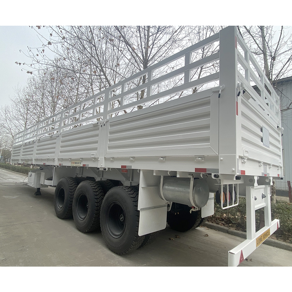 Customers Optional CIMC HUAJUN Semi-Trailer for Strong Fence Trailers 60tons 80tons