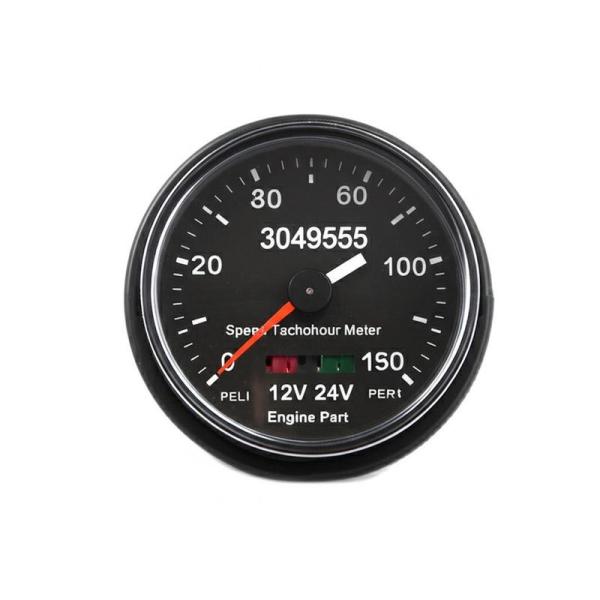 Cummins 3049555 Velocidad Tachohour Meter 12V 24V Parte del motor