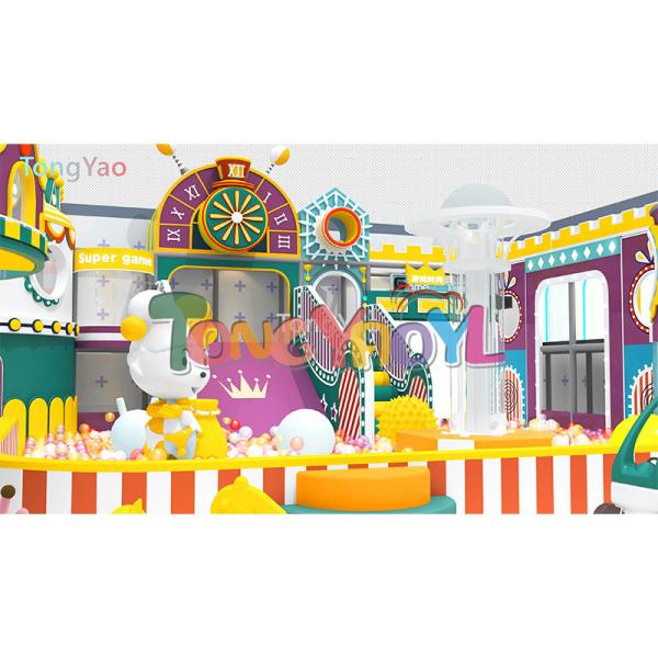 Toddlers Indoor Playground Equipment 500 Square Meter Indoor Games Park Commercial