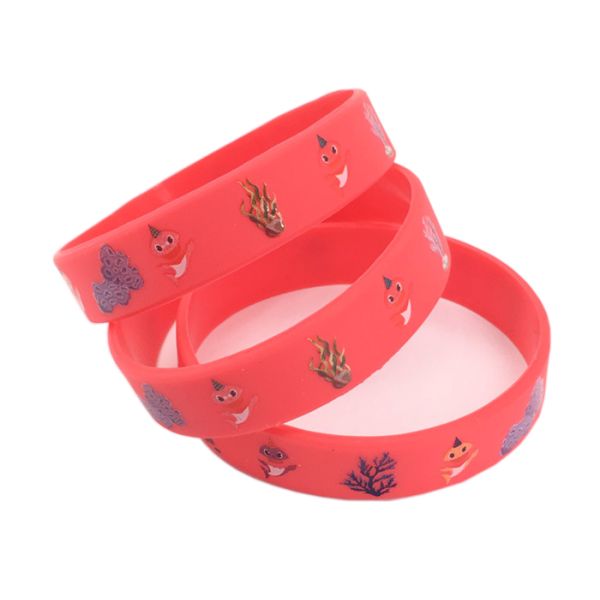 Custom shark sport Silicone Bracelet Rubber Wrist Strap constellation bracelet