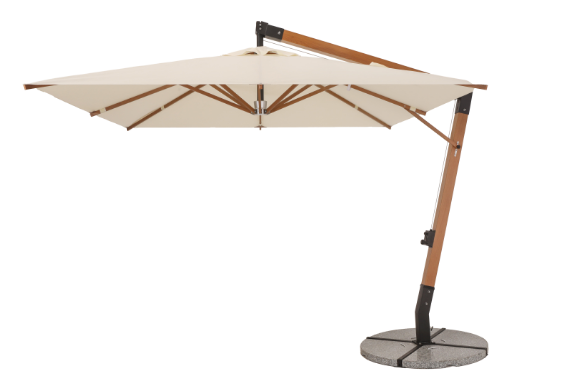 Outdoor Wood Like Aluminum Pole Beach Umbrella  Garden Umbrella Parasol Patio Umbrella
