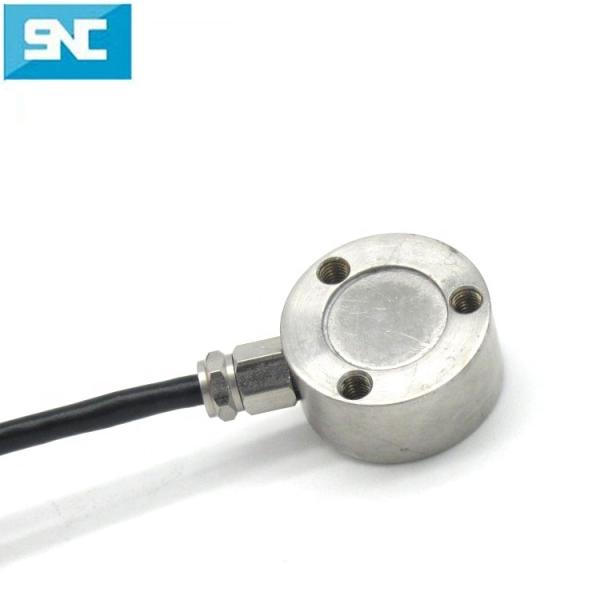 Sensibilité 1.5±0.2 % mv/v Cellule de charge à bouton subminiature 300kg 500kg avec haute sensibilité et théorie du capteur de résistance