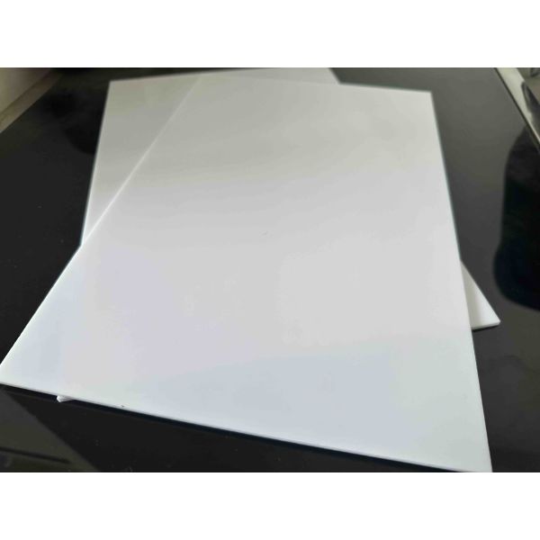 Plaque de polystyrène blanche porcelaine panneau PS blanc imprimerie UV plaques