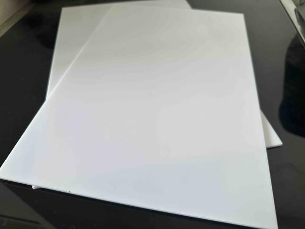 White polystyrene sheet porcelain white PS panel UV printing PS plastic sheets