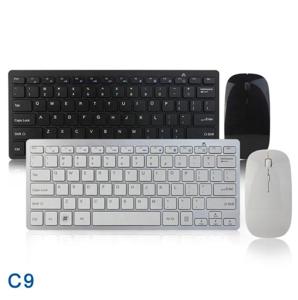 2.4G Ultra Slim Keyboard Mouse Combo For Universal Tablet PC Computer