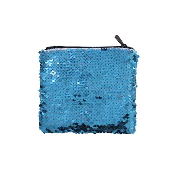 Customized Sublimation Sequin Coin Purse Diy Photo Printing Glitter Change Purse