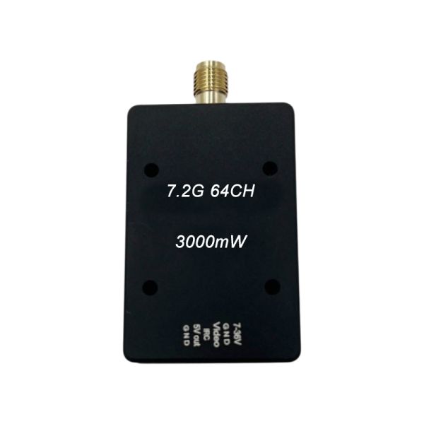 6 GHz - 7 GHz VTX FPV 3W Drone Video Transmitter 6G 7G 64CH IRC Tramp