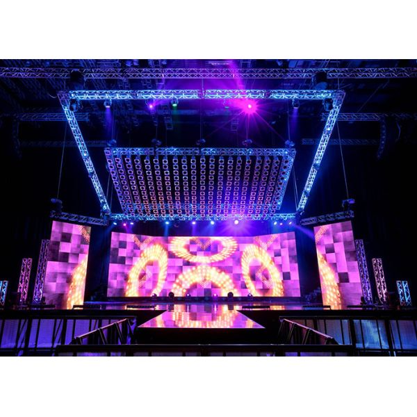 поток золота Nationstar экрана СИД на открытом воздухе этапа 4500cd 3840Hz арендный