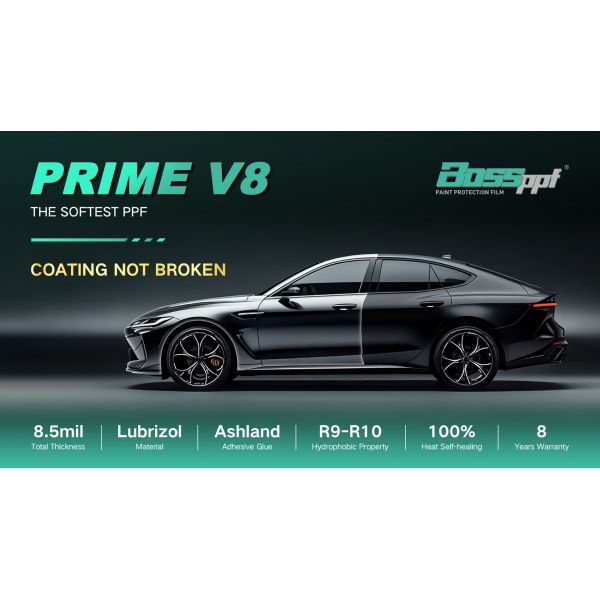 Prime V7 7.5mil Car Films TPU PPF High Glossy Top Scratch Resistant 1.52*15M 