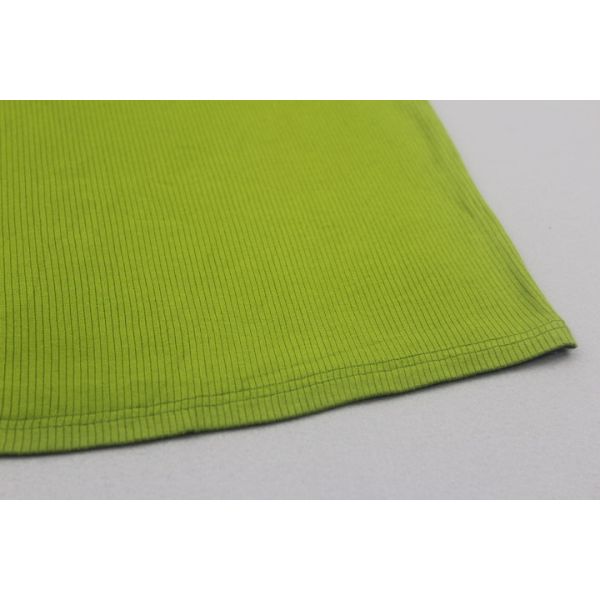 Women Sexy Short Sleeve Cold Shoulder Dress Green Color With Soft Feeling