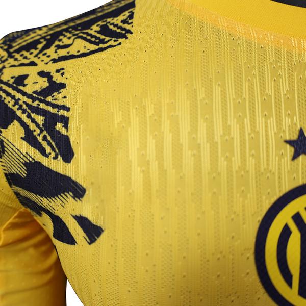 Inter Milan 2024-2025 Away Player Jersey - Long Sleeve Customizable