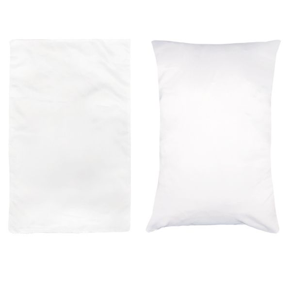 Blank Polyester Pillow Cases For Sublimation Diy Custom Peach Skin Fabric Rectangular Sofa Cushions Home Pillows