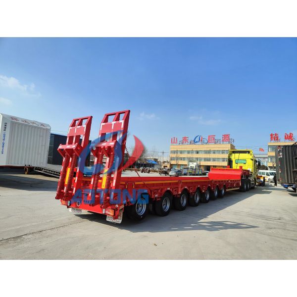 Отсоединяемые прицепы для грузовых автомобилей для перевозки тяжелого оборудования и машин