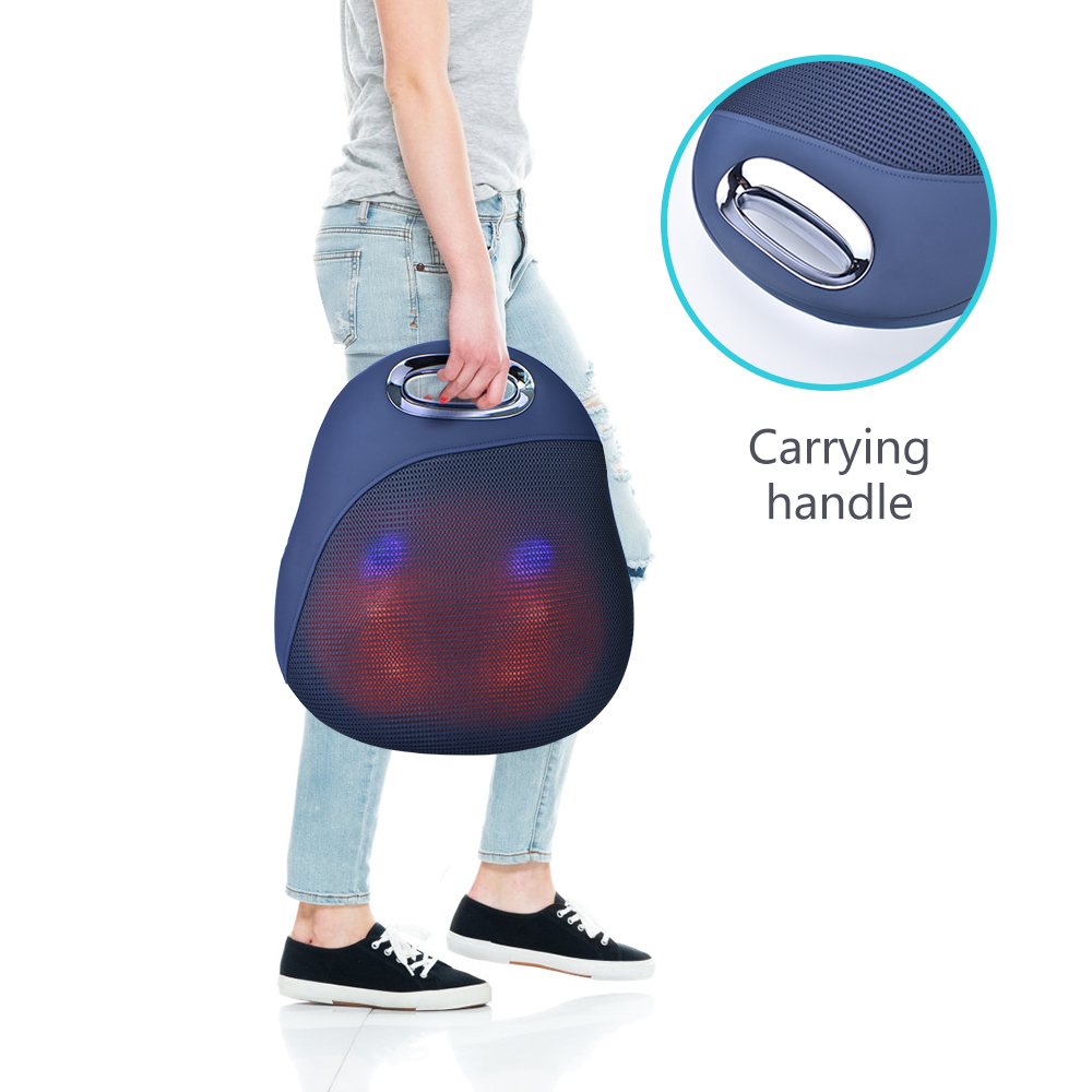 Wireless Remote Control Massage Pillow for Waist Application with 1 Year Warranty