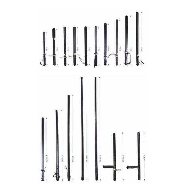 Anti Riot Control Spring Loaded Truncheon , 554g Police Collapsible Truncheon