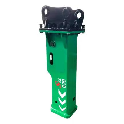 75 mm Chisel Box Type Hydraulique Casseur de roche marteau pour la démolition des excavatrices
