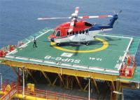 Plataforma del avión de redes de aterrizaje del helipuerto del agujero del diamante que pesca la estructura durable