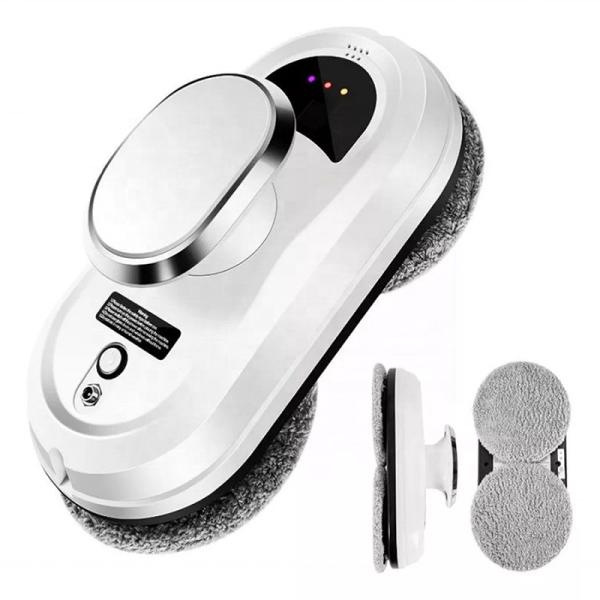 Household App-Controlled Rise Window Cleaning Robot for Indoor/Outdoor Glass Cleaning