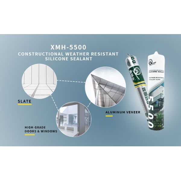 MF MH5500 Silicone Sealant 10.1oz Mixture for Waterproof Metal Shed Roof Neutral Transparent RTV Silicone