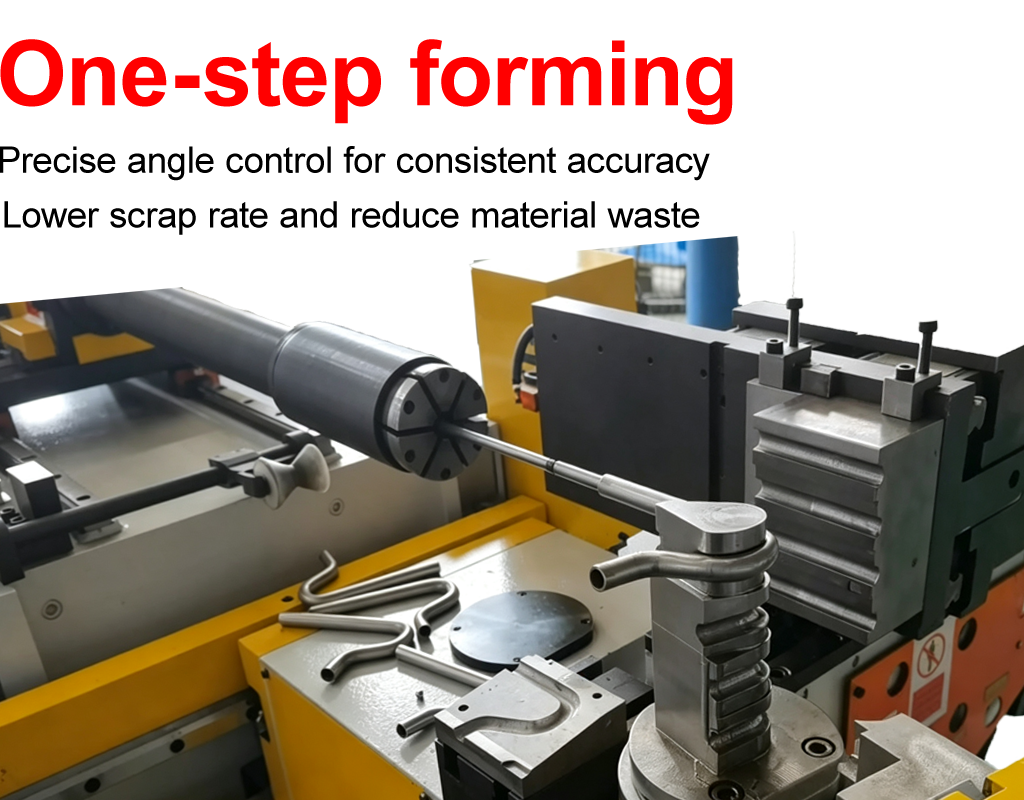 CNC Automatic Square & Round Pipe Bending Machine, Factory Direct Metal Tube Bender for Stainless Steel, Carbon Steel Pipe Processing