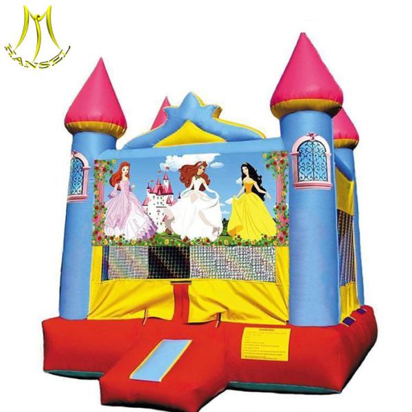 Hansel 2018 factory for sale  theme park kids indoor playground hot fun house inflatable bouncy