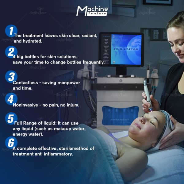 13 в порах 1 сокращения корки Aqua Microdermabrasion диаманта машины красоты Hydrafacial