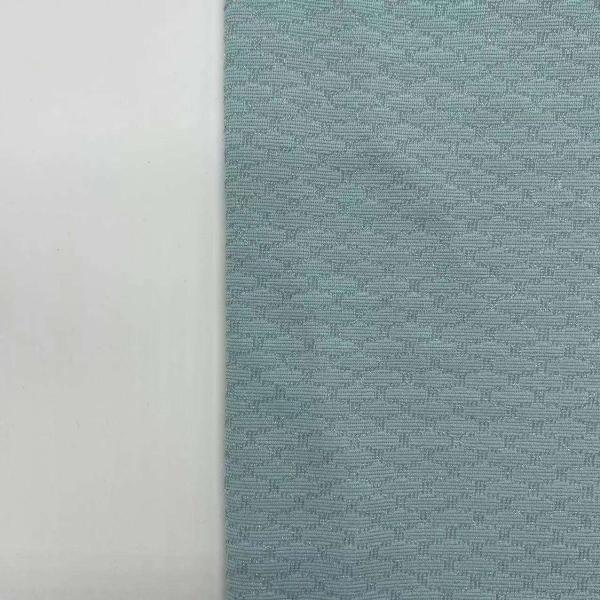 Cotton Polyester Cable Knit Jacquard Fabric Yes 89%P 6%M 5%SP 148CM 165GSM C03-021
