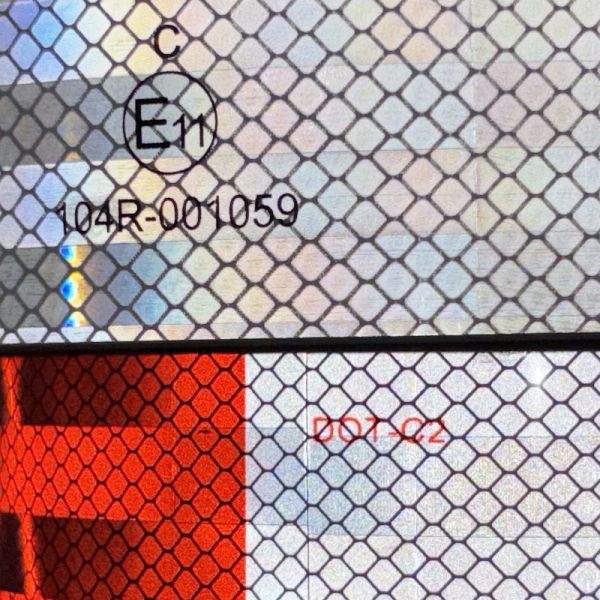Diamond Grade Mirco Prismatic ECE 104R Warning Retro Reflective Tape for Trucks