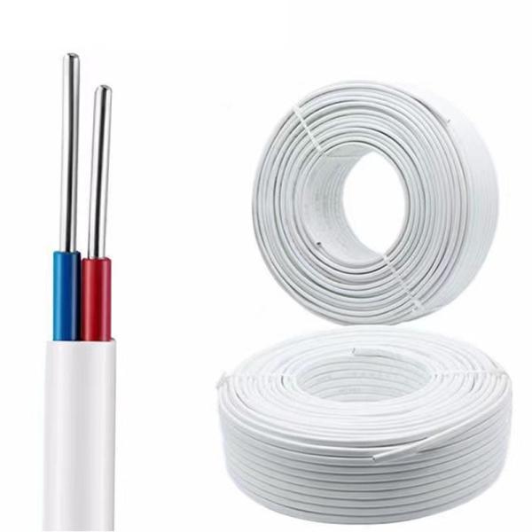 450/750V Alumínio PVC núcleo enfiado de fio elétrico duplo plano na norma JB/T 8734.2