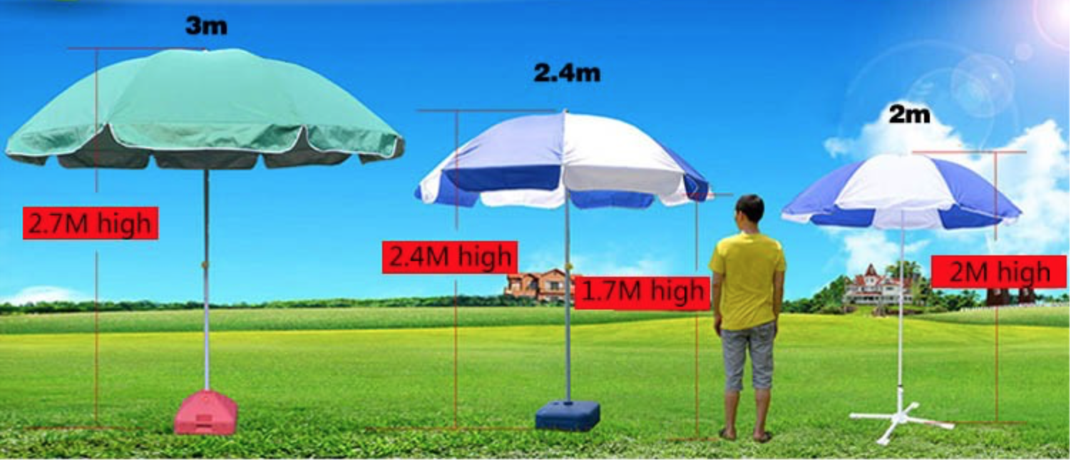 Парасоль полиэстера дюйма 190T зонтика 48 навеса пляжа патио цвета 120CM Multi