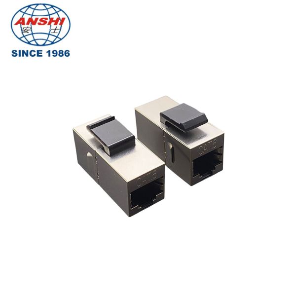 RJ45 Keystone Jack Inline Coupler CAT6 FTP/STP 8P8C Female to Female Keystone CAT 6 Jack