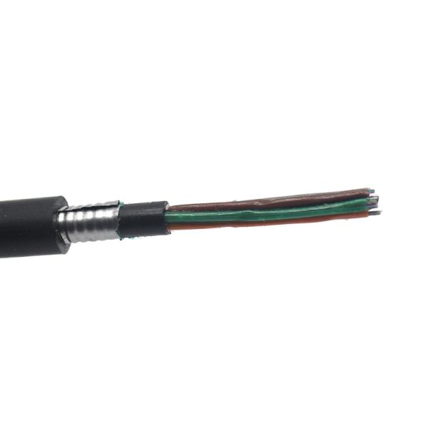 144 Core GYTA53 Direct Burial Outdoor Loose Tube Stranded Armoured Multi Underwater Cable Optic Fiber manufacturer