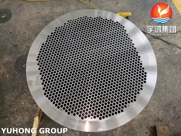 Gr.2N Forged Carbon Steel Heat Exchanger Tubesheet ASME SA266 Standard