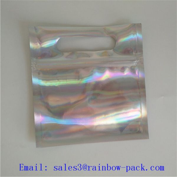 Линия лазера сумки Мылар зазубрины разрыва пластиковой упаковки еды закуски голографическая