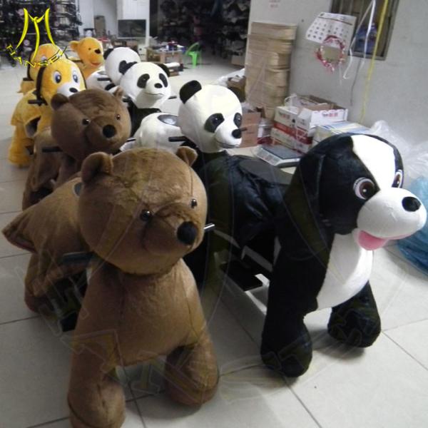 Hansel amusement rides electric car for children wholesale unstuffed plush animals battery coin operated toy kid ride