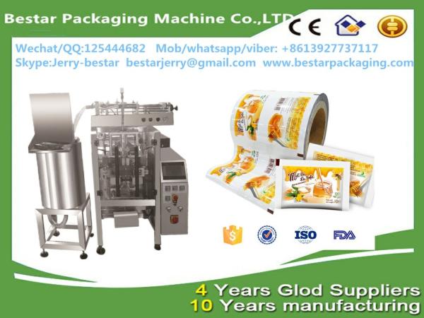 Anti-statics flexible packaging food grade cellophane film with bestar weighting packaging machine