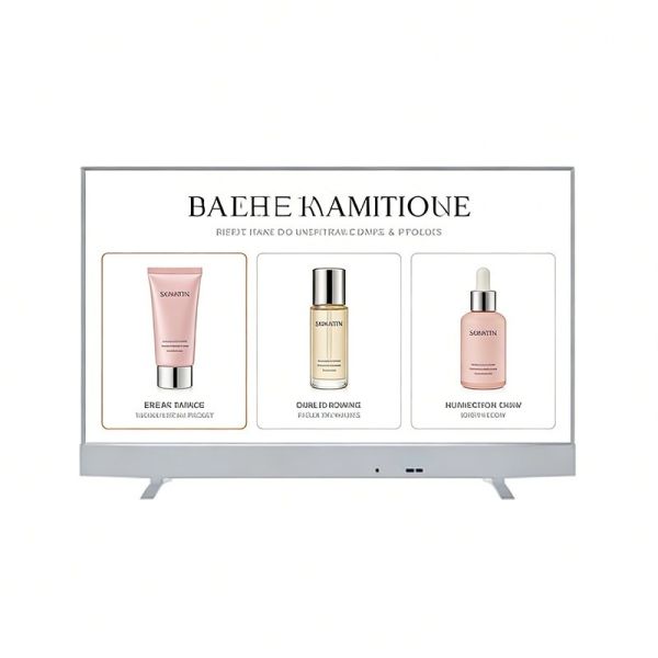 55 Inch Smart OLED 4K Information Kiosk Transparent OLED Display for Interactive Digital Signage