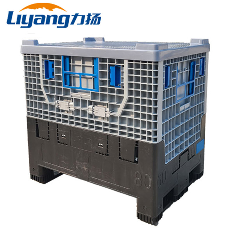 Recyclable сверхмощной пластиковой большой коробки паллета комингса складной Stackable многоразовое