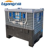 Recyclable réutilisable empilable de grande de surbau boîte pliable en plastique résistante de palette
