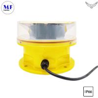 IP66 360° Luz de Obstrução de Aviação LED 600W Lâmpada Impermeável Para Edifícios Altos