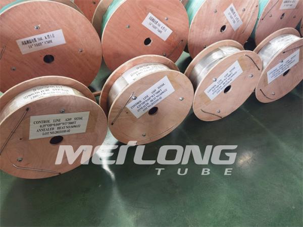 Duplex 2507 Hydraaling Steel Tube Coil ASTM A269 304 Stainless Steel Capillary Tube Control Line