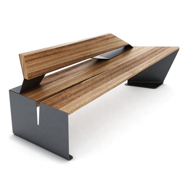 Plastic Coated  HCW344 145kg Cast Iron And Wood Garden Bench