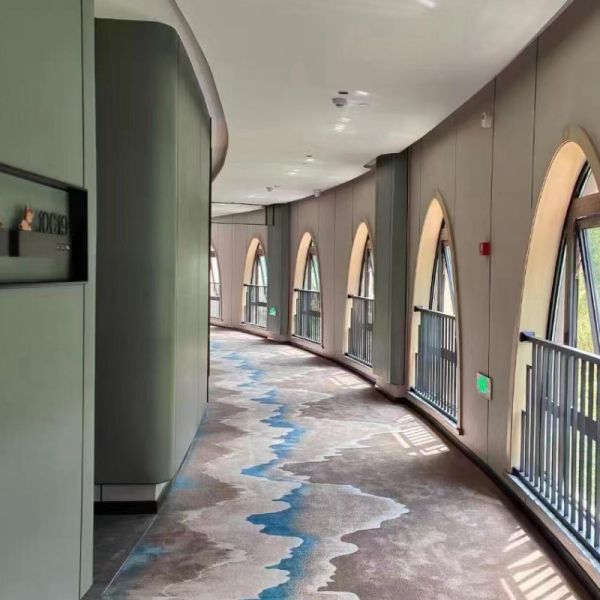 High Pile Height Nylon Custom Printing Carpets for Modern Design Style in Hotels