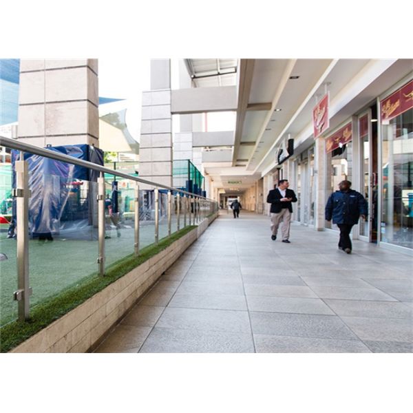 Anti Rust Stainless Steel Glass Railing Top Mount / Side Mount For Decoration Companies