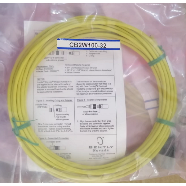 CB2W100-32 Bently Nevada Wire Proximity Sensor Cable Assembl reliable signal transmission