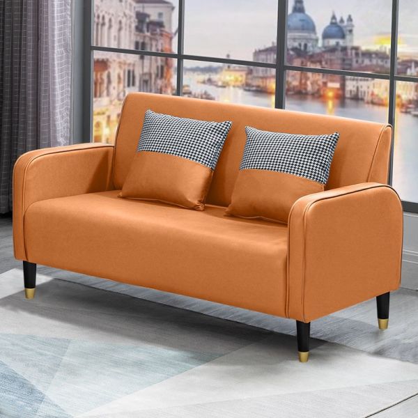 Sofa Nordic Elegant Velvet Wavy PU Seating Couch for Three Seat Corner Style in Living Room European Furniture Apartment
